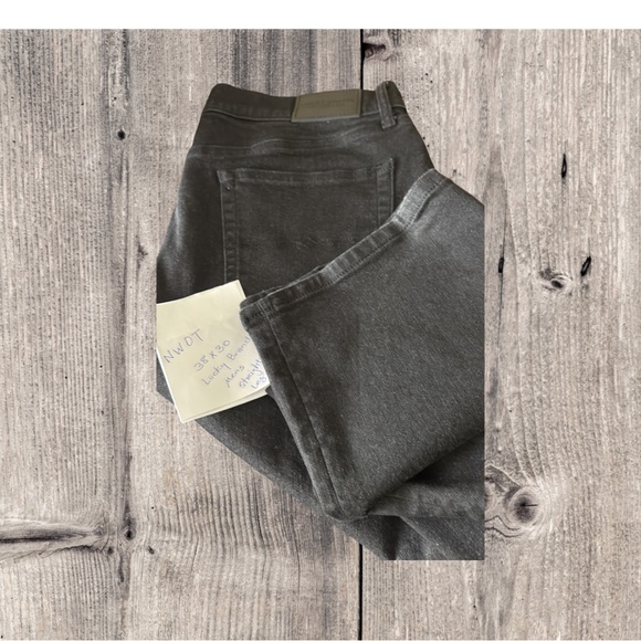 LUCKY BRAND 38x30 NWOT MENS BLACK JEANS - Picture 5 of 12